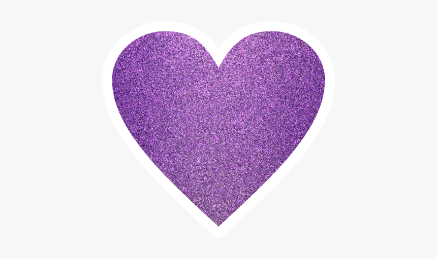 Purple Glitter Hearts Png, Transparent Png, Free Download