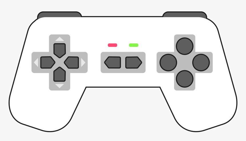 All Xbox Accessory,video Game Accessory,angle - Game Controller Clip Art Black And White, HD Png Download, Free Download