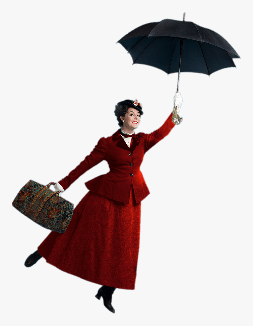 Umbrella - Mary Poppins White Background, HD Png Download, Free Download