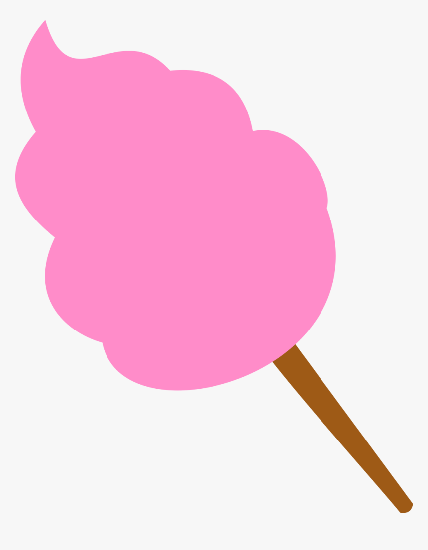 Lollipop Clipart Carnival Candy - Cute Cotton Candy Clipart, HD Png Download, Free Download