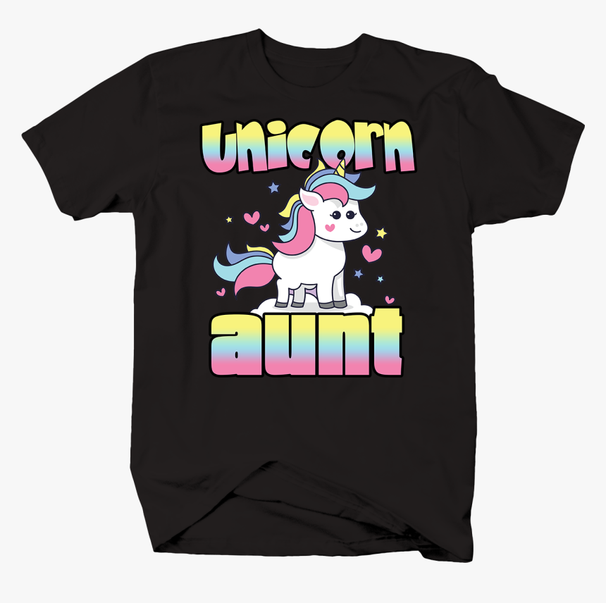Unicorn Aunt Cute Nephew Niece Family Love Pastel Rainbow - Machine Kills Fascists Guitar Tshirt, HD Png Download, Free Download
