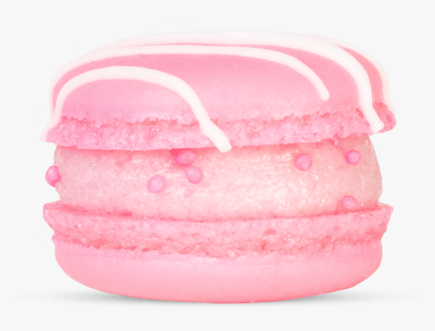 Small Image Of Pink Cotton Candy Bite Size Macaron - Cotton Candy Macaron, HD Png Download, Free Download