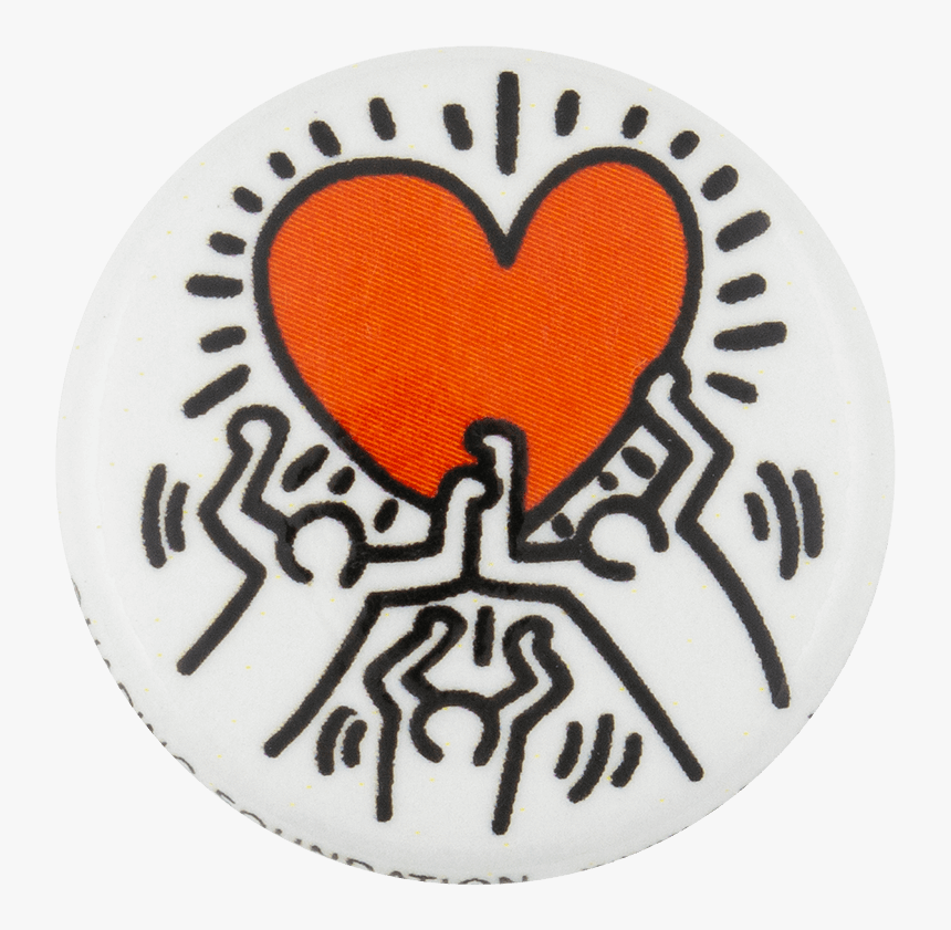 Keith Haring Dancing Heart Art Button Museum - Falsettos Logo Keith Haring, HD Png Download, Free Download