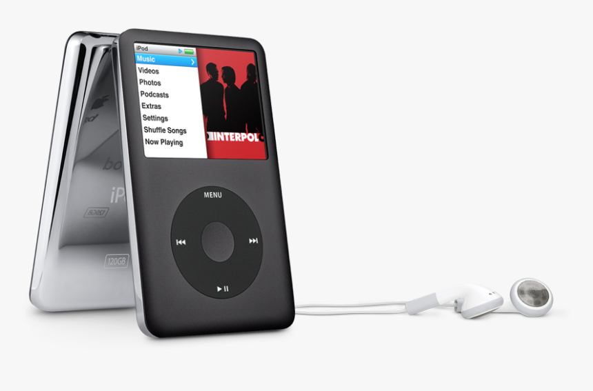 Ipod With Earphones Png, Transparent Png, Free Download