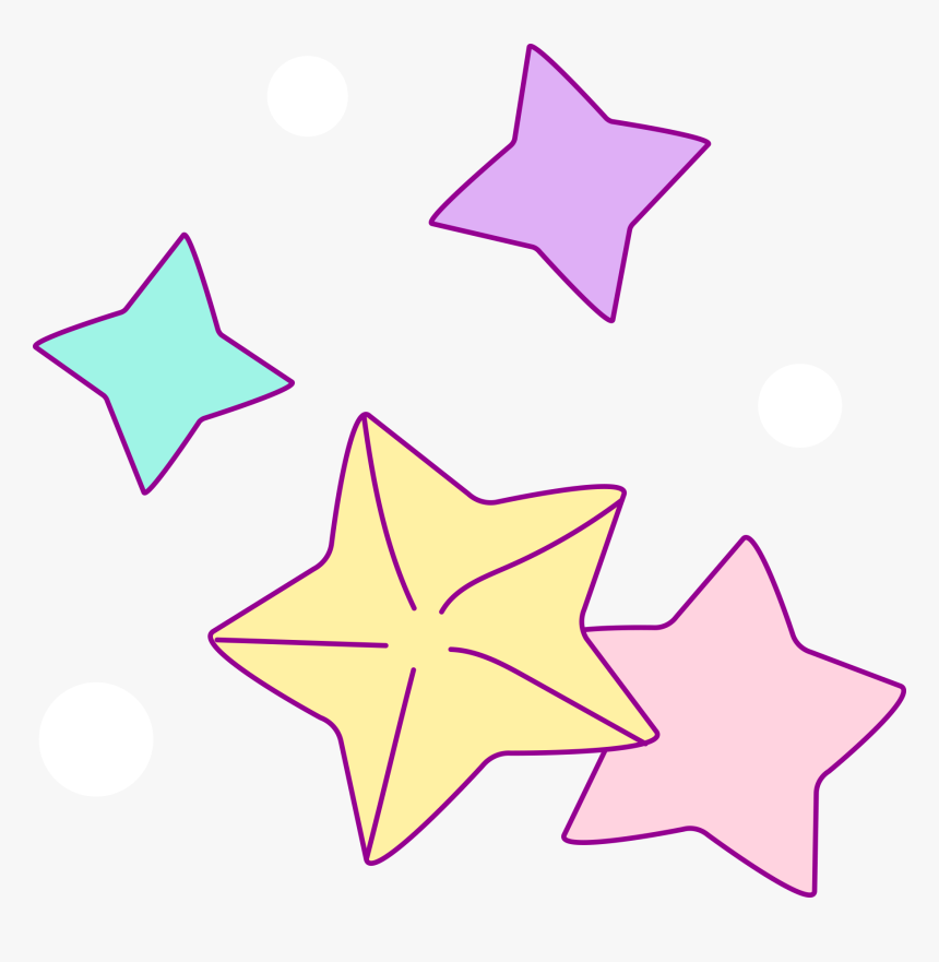 Cute Stars , Png Download - Unicorn Star Png, Transparent Png, Free Download