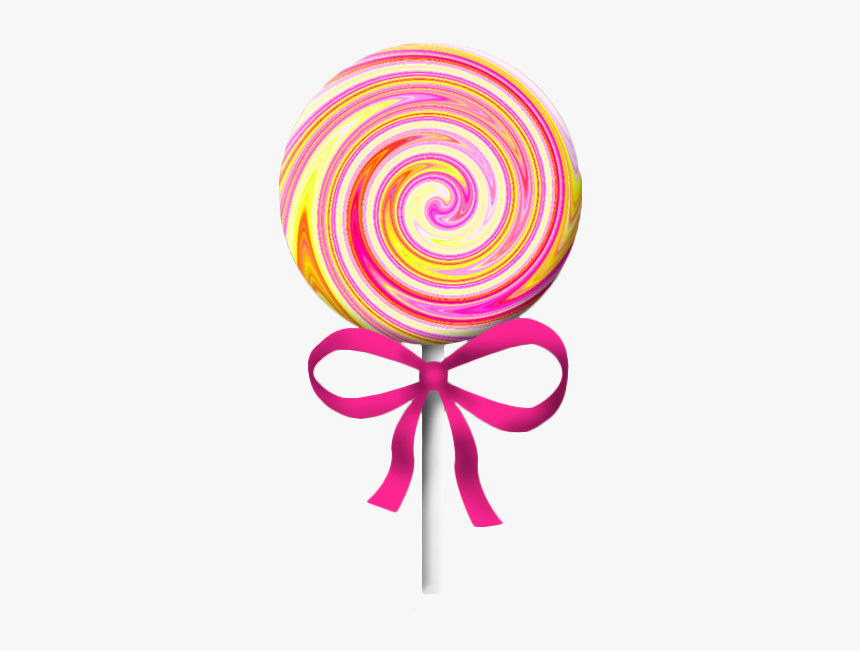 Cotton Clipart Pink Food - Lollipop Cartoln, HD Png Download, Free Download