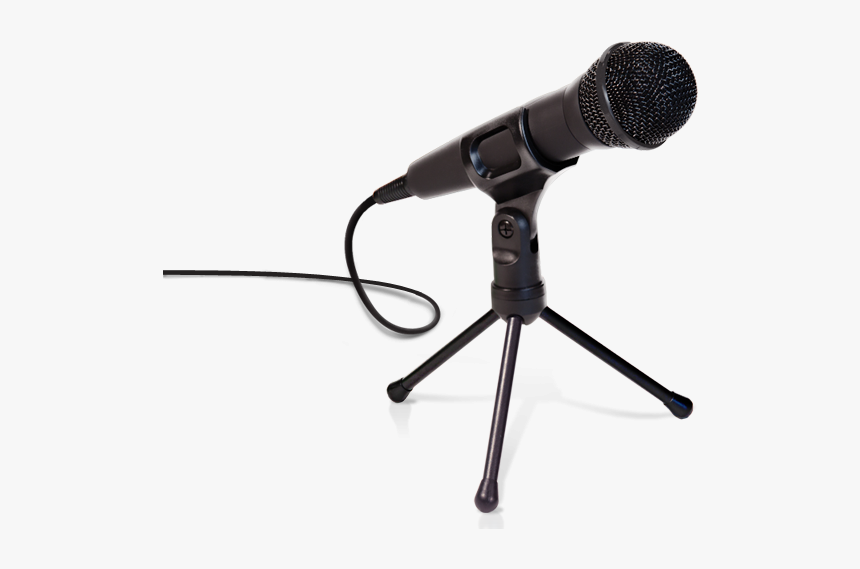 Spotlight On Microphone Clipart - Standing Mic Png, Transparent Png, Free Download