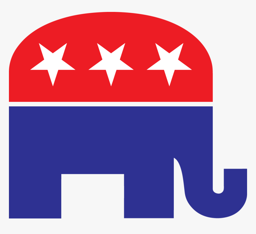 Flags Clipart Latino - Republican Elephant Clip Art, HD Png Download, Free Download