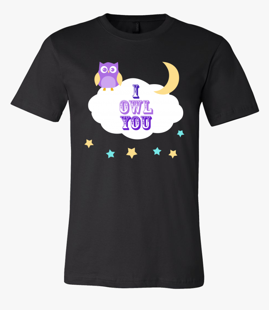 I Owl You Cute Owl Stars Moon Premium T-shirt - 1 Corinthians 9 24 T Shirt, HD Png Download, Free Download