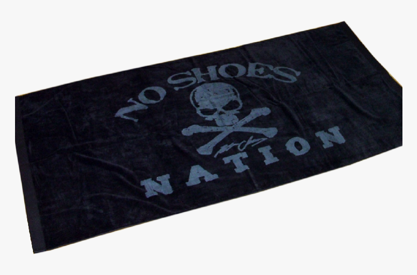 Kenny Chesney No Shoes Nation Beach Towel-black - Label, HD Png Download, Free Download
