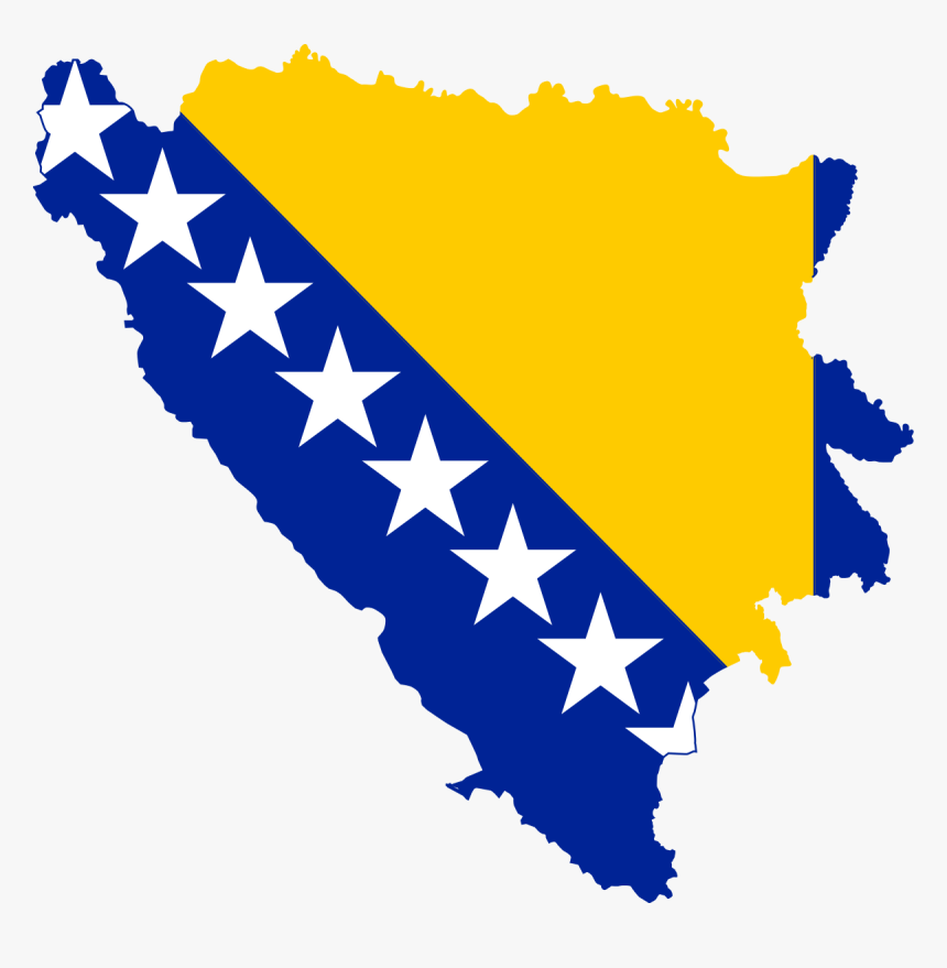 Bosnia And Herzegovina Shape, HD Png Download, Free Download