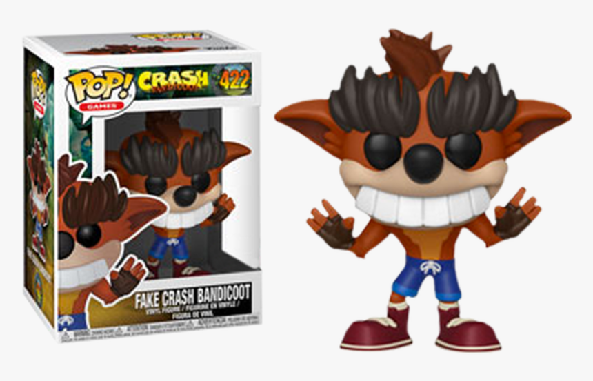 Fake Crash Us Exclusive Pop Vinyl Figure - Fake Crash Funko Pop, HD Png Download, Free Download