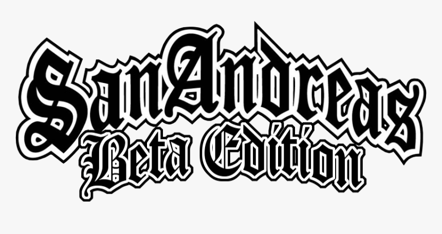 Gta San Andreas Beta Logo, HD Png Download, Free Download