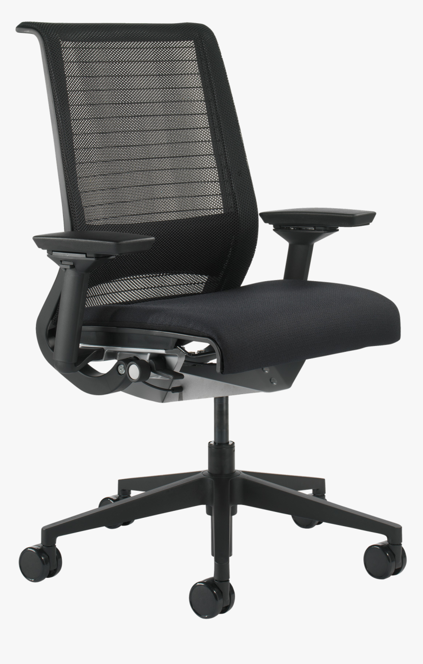 Office Chair Png Free Background - Steelcase Think Office Chair,  Transparent Png - kindpng