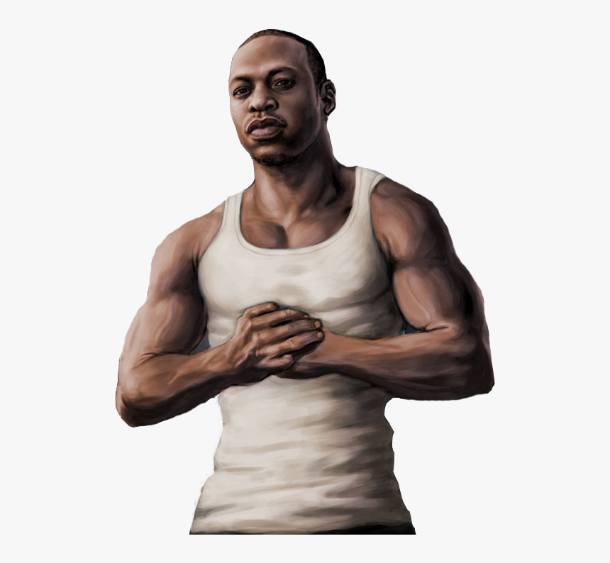 Download Gta V Cj Greetings From San Andreas By Speetix-d5k67j0 - Cj Gta Png, Transparent Png, Free Download