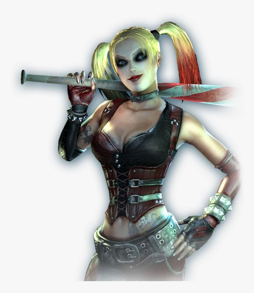 Harley Quinn Profile Image Arkham City - Batman Arkham City Harley Quinn Character Trophy, HD Png Download, Free Download