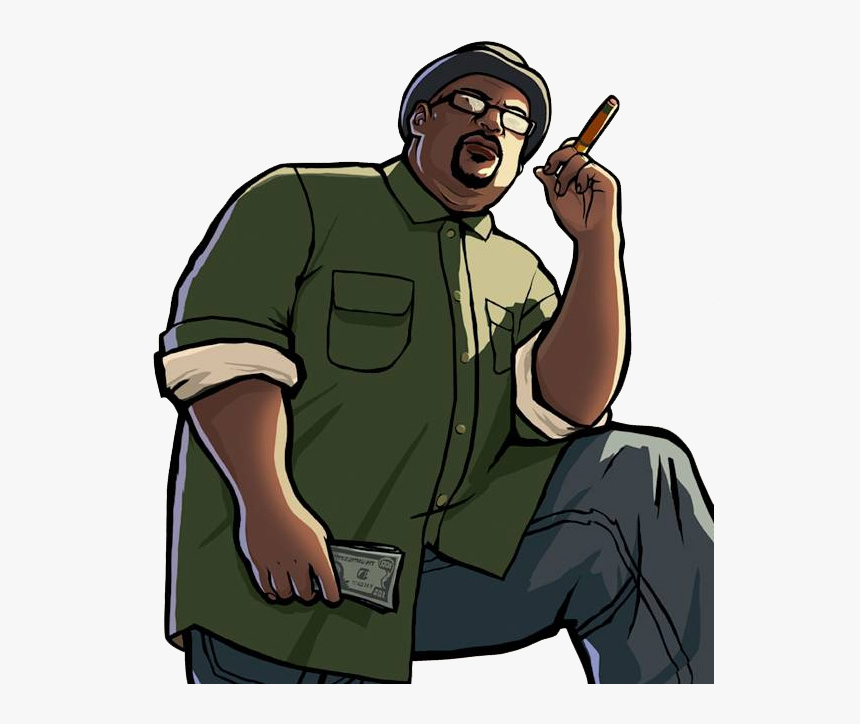 Transparent Big Smoke Png - Gta San Andreas Big Smoke Art, Png Download, Free Download