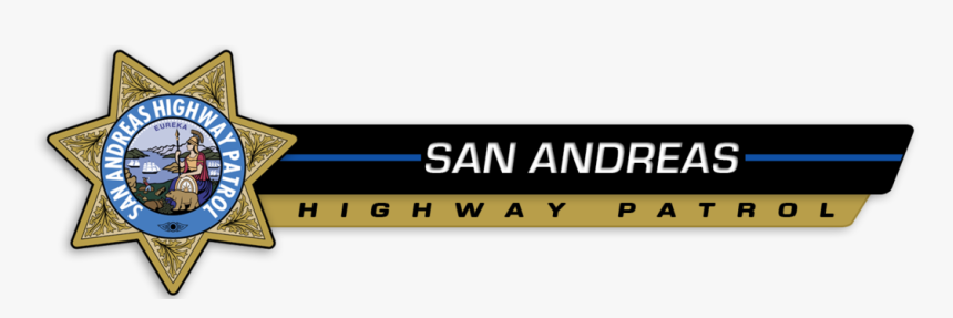 Echo 1a San Andreas Highway Patrol Banner - San Andreas Highway Patrol Banner, HD Png Download, Free Download