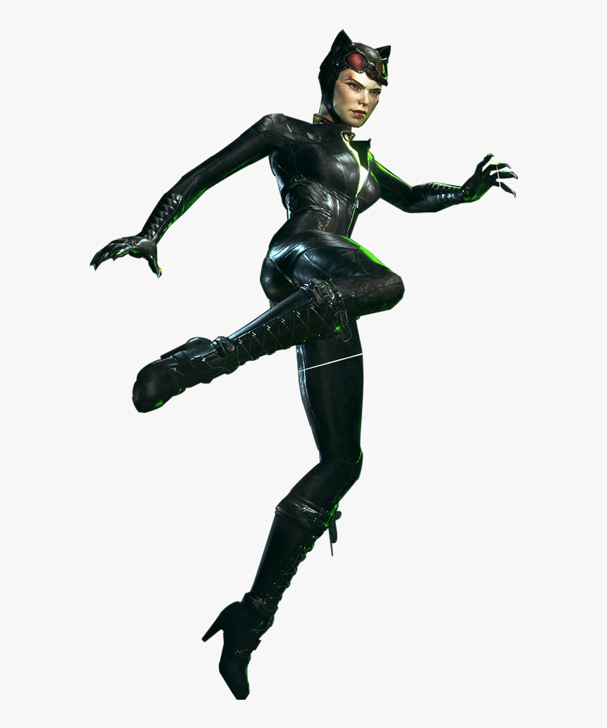 Transparent Cat Woman Clipart - Batman Arkham Knight Catwoman Png, Png  Download - kindpng