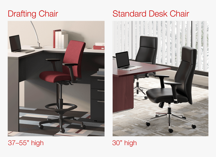 Drafting Chair Height, HD Png Download, Free Download