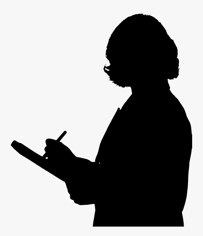 Teacher, Silhouette, Woman, Doctor, Student, Female - Teacher Silhouette Png, Transparent Png, Free Download
