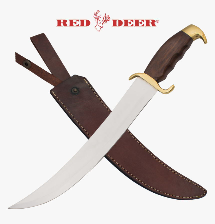 Hunting Knife - Wood Handle Bowie Knife, HD Png Download, Free Download