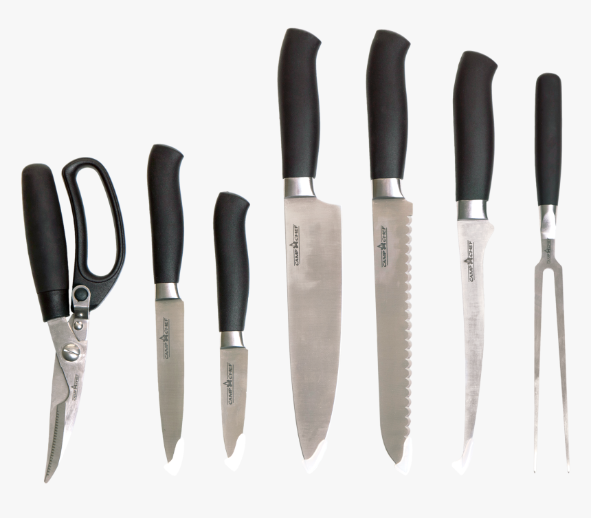 Kitchen Knife Set Png, Transparent Png, Free Download