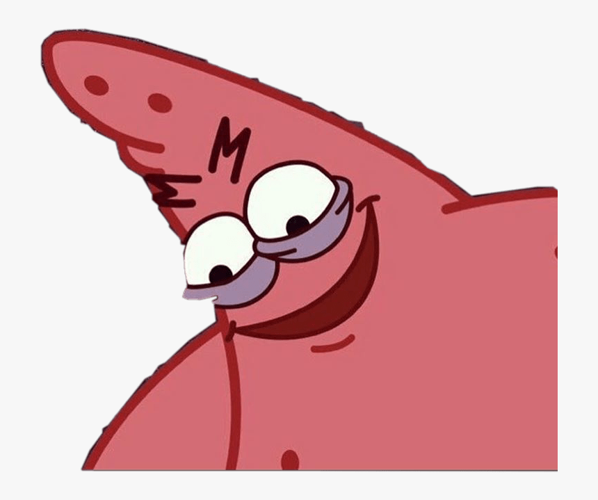 Patrick Star Head - Meme Transparent, HD Png Download, Free Download