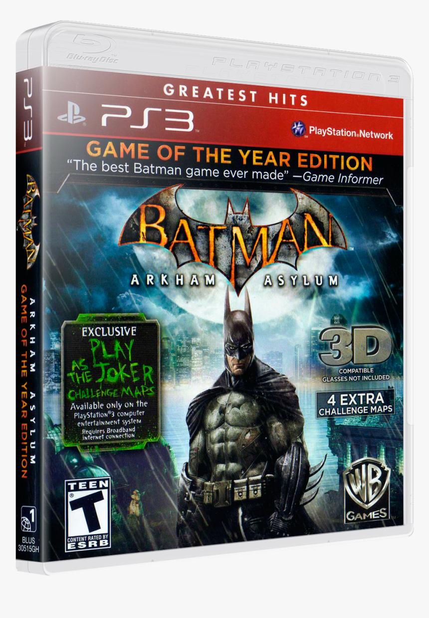 Batman Arkham City Ps3 Game Of The Year Edition, HD Png Download, Free Download