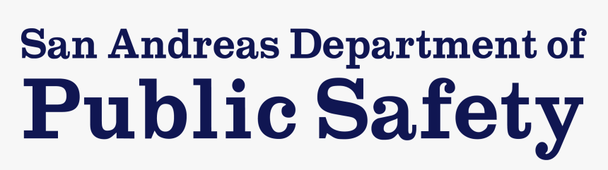 San Andreas Department Of Public Safety, HD Png Download, Free Download