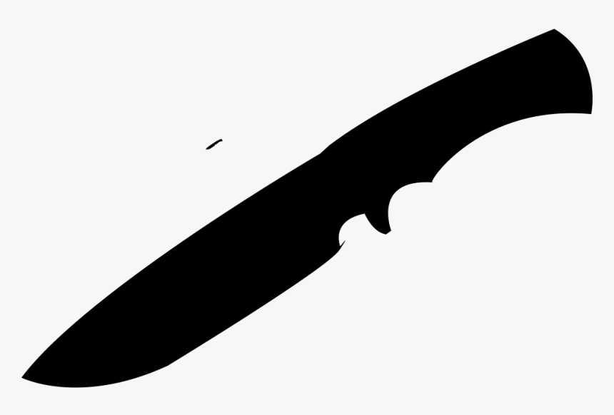 Knife - Knife Silhouette Png, Transparent Png, Free Download
