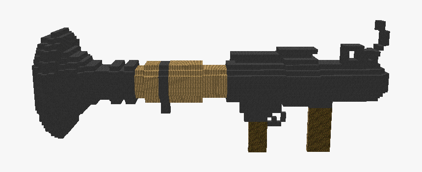 Pubjqnl - Minecraft Rocket Launcher Model, HD Png Download, Free Download
