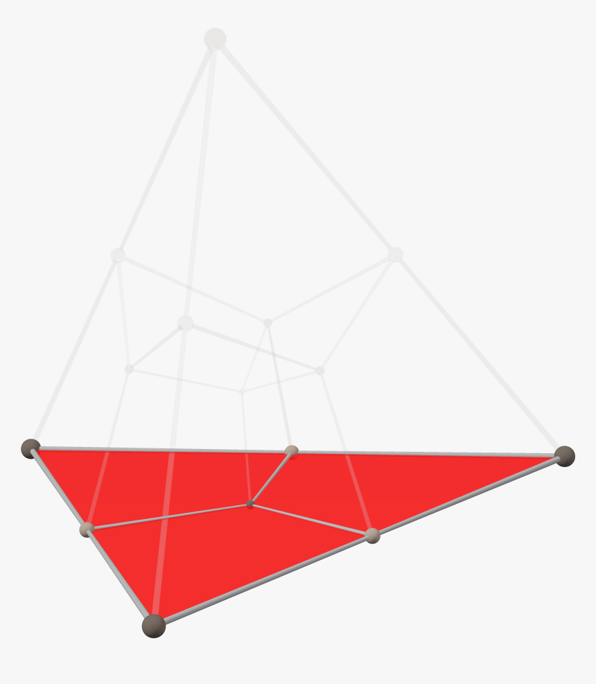 Tesseract Tetrahedron Shadow With Alternating Vertex - Sail, HD Png Download, Free Download
