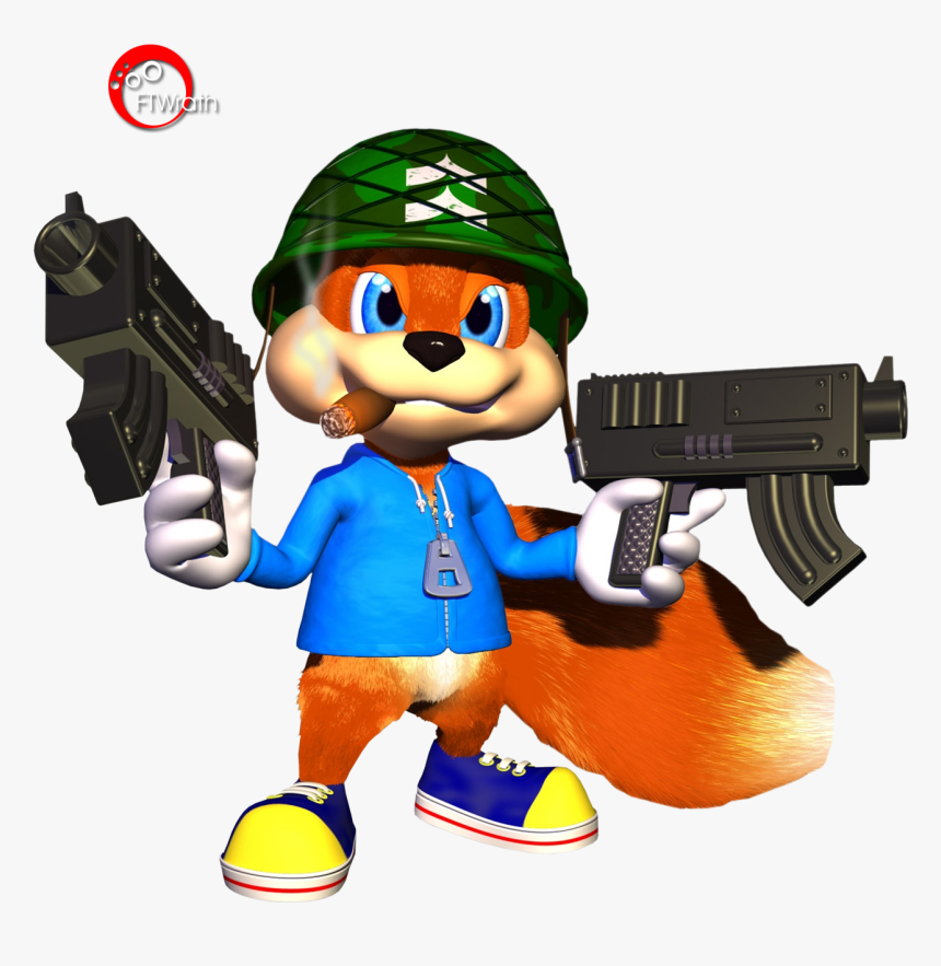 Conker"s Bad Fur Day Render , Png Download - Conker's Bad Fur Day, Transparent Png, Free Download