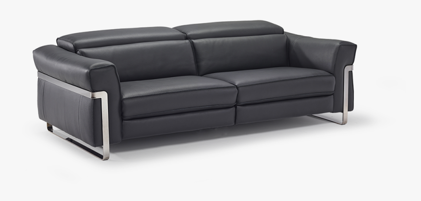 Details - - Black Leather Couch 3 Person, HD Png Download, Free Download