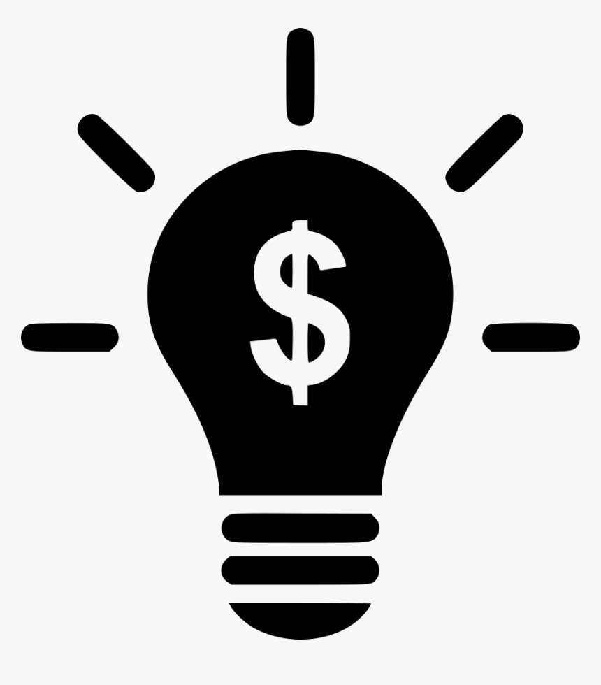 Light Bulb Finance Money - Sign, HD Png Download, Free Download