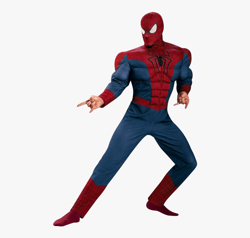 Adult Deluxe Amazing Spider-man Costume - Costume The Amazing Spider Man 2, HD Png Download, Free Download