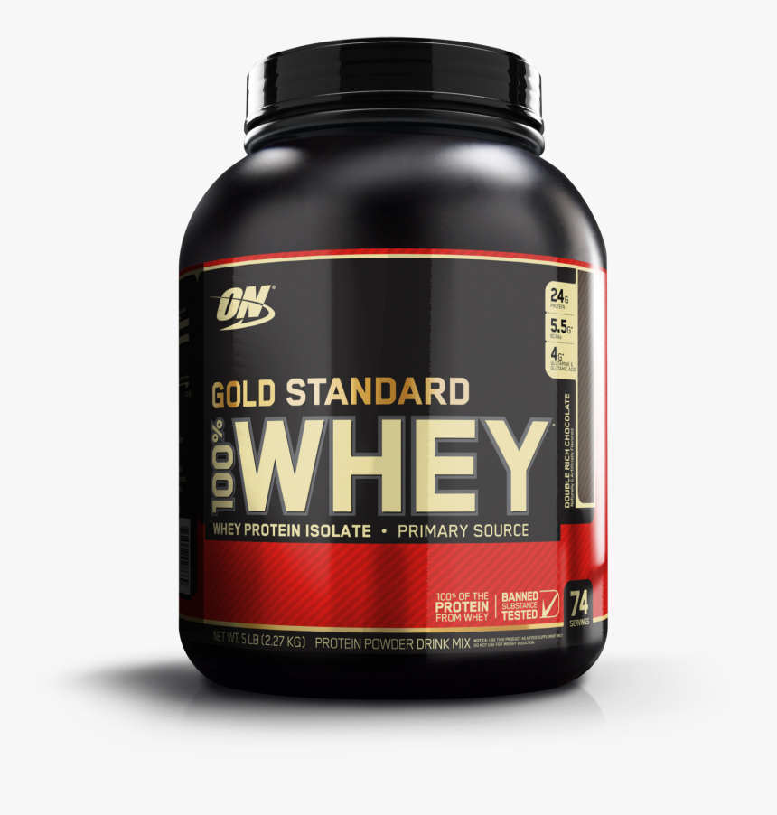 On 100% Gold Standard Whey"
 Class= - Whey Protein Optimum, HD Png Download, Free Download