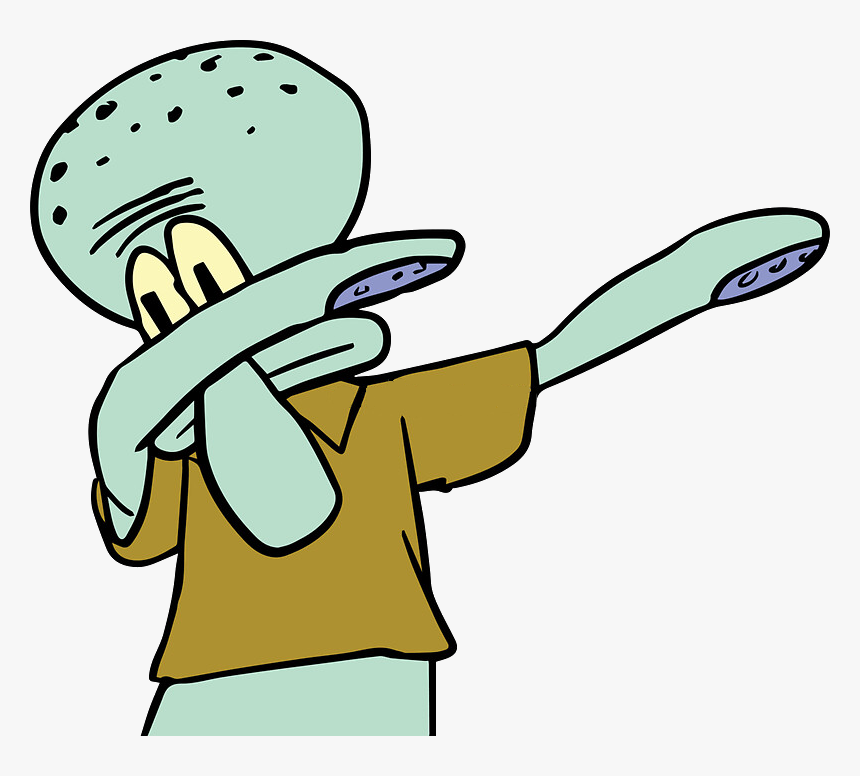 Squidward At Getdrawings Com - Squidward Dab Transparent, HD Png Download, Free Download