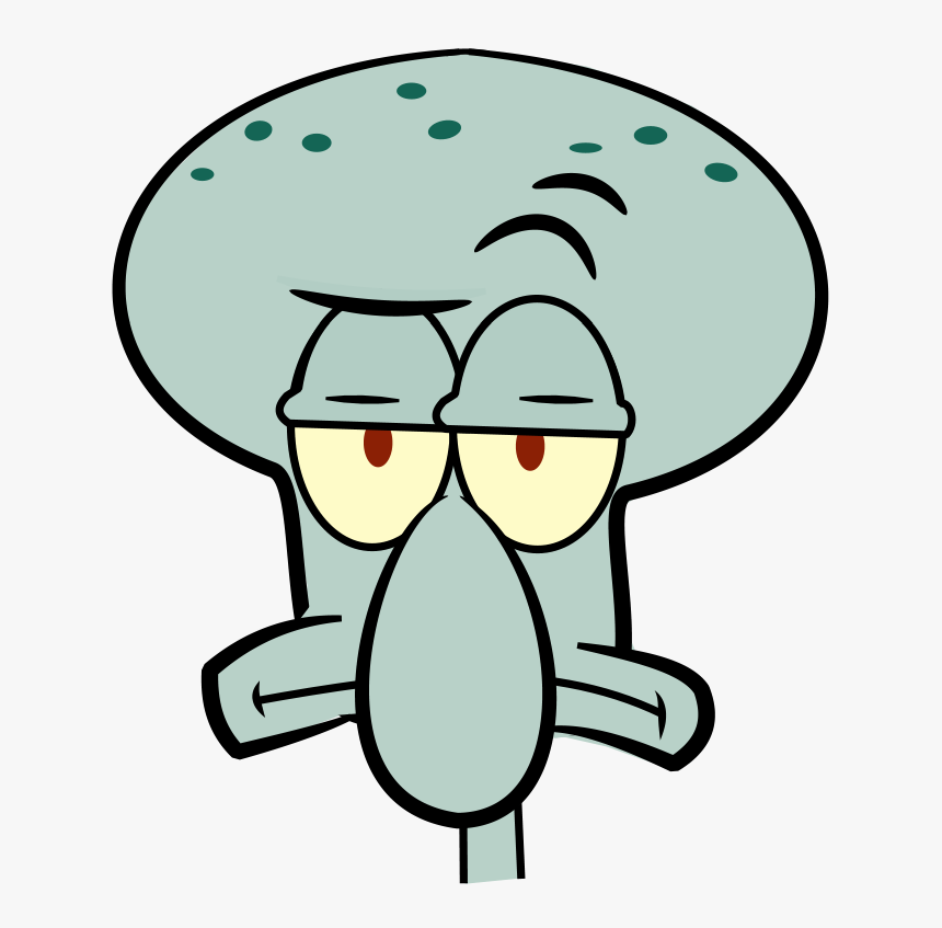 Squidward Tentacles Celebrity - Squidward Clipart, HD Png Download, Free Download