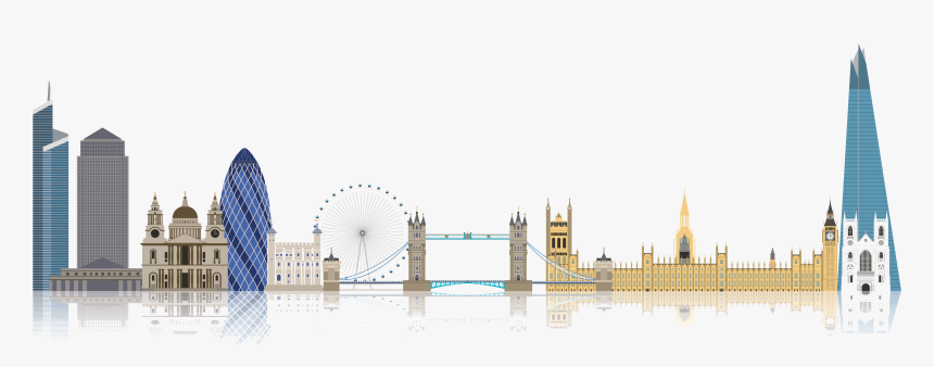 St Pauls Cathedral Skyline Illustration - London Png, Transparent Png, Free Download