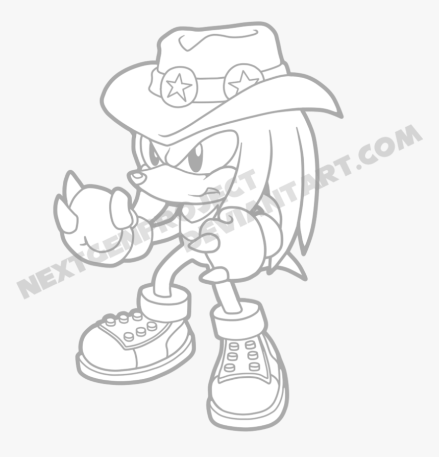 Sonic The Hedgehog Knuckles Coloring Pages Sonic Mania Para