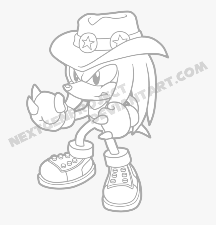 Sonic The Hedgehog Knuckles Coloring Pages - Sonic Mania Para Colorear, HD Png Download, Free Download