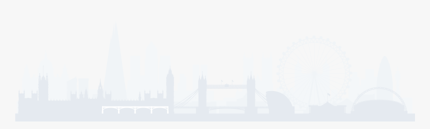 London Skyline White Png, Transparent Png, Free Download