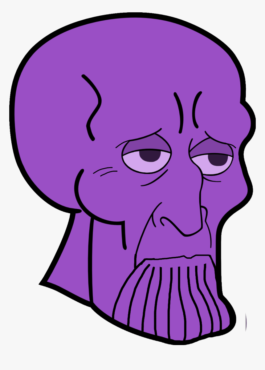 Handsome Squidward Thanos